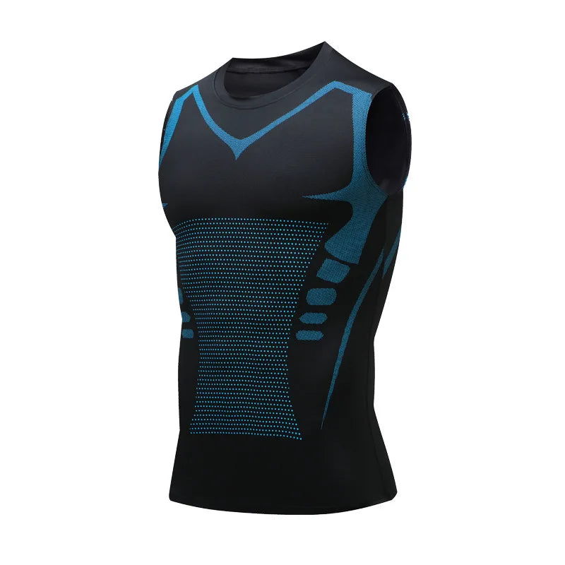 Men's Compression Tank Top Gym Shirt Sleeveless Quick Dry