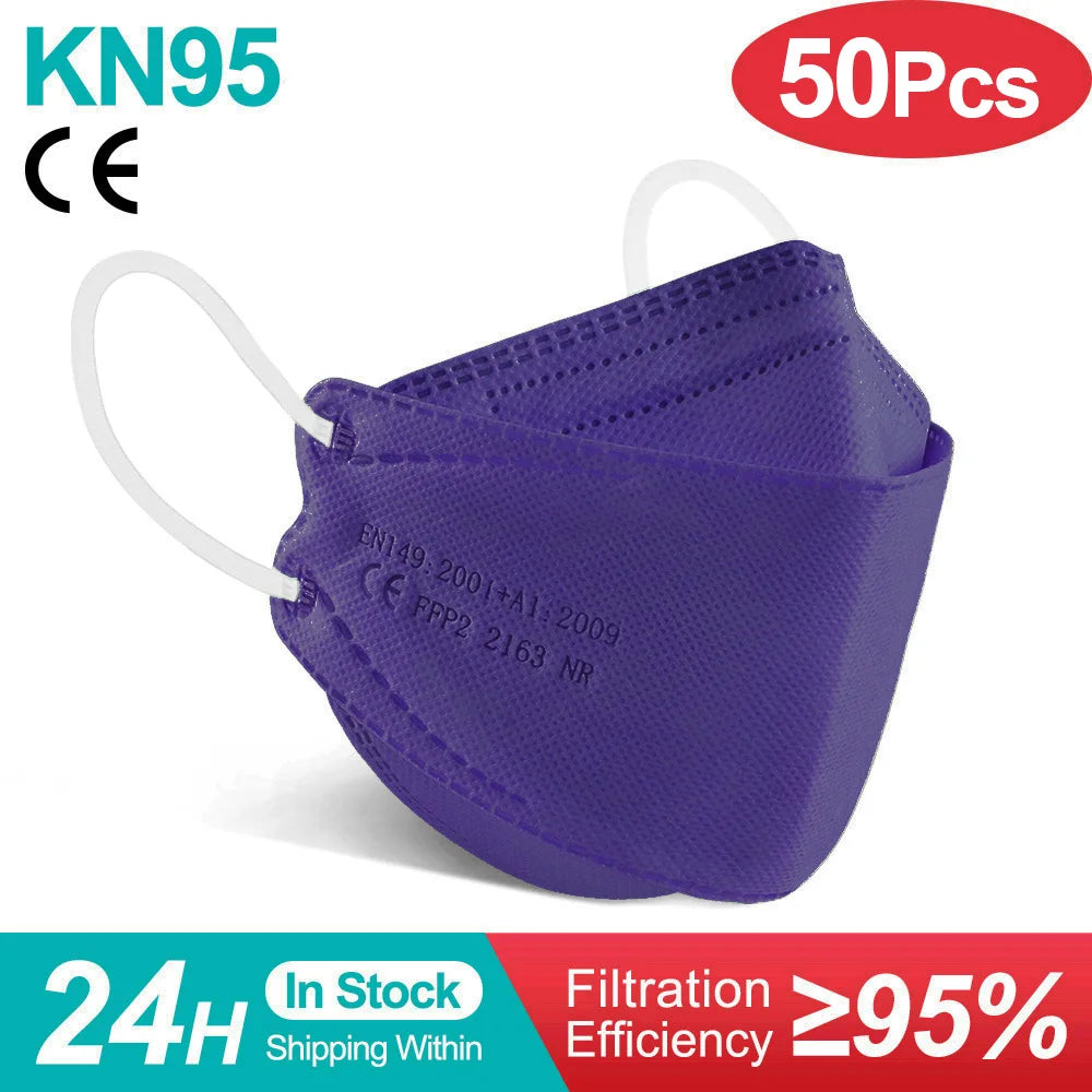 YUKUI KN95 FFP2 KF94 Face Mask CE Certified Disposable Masks