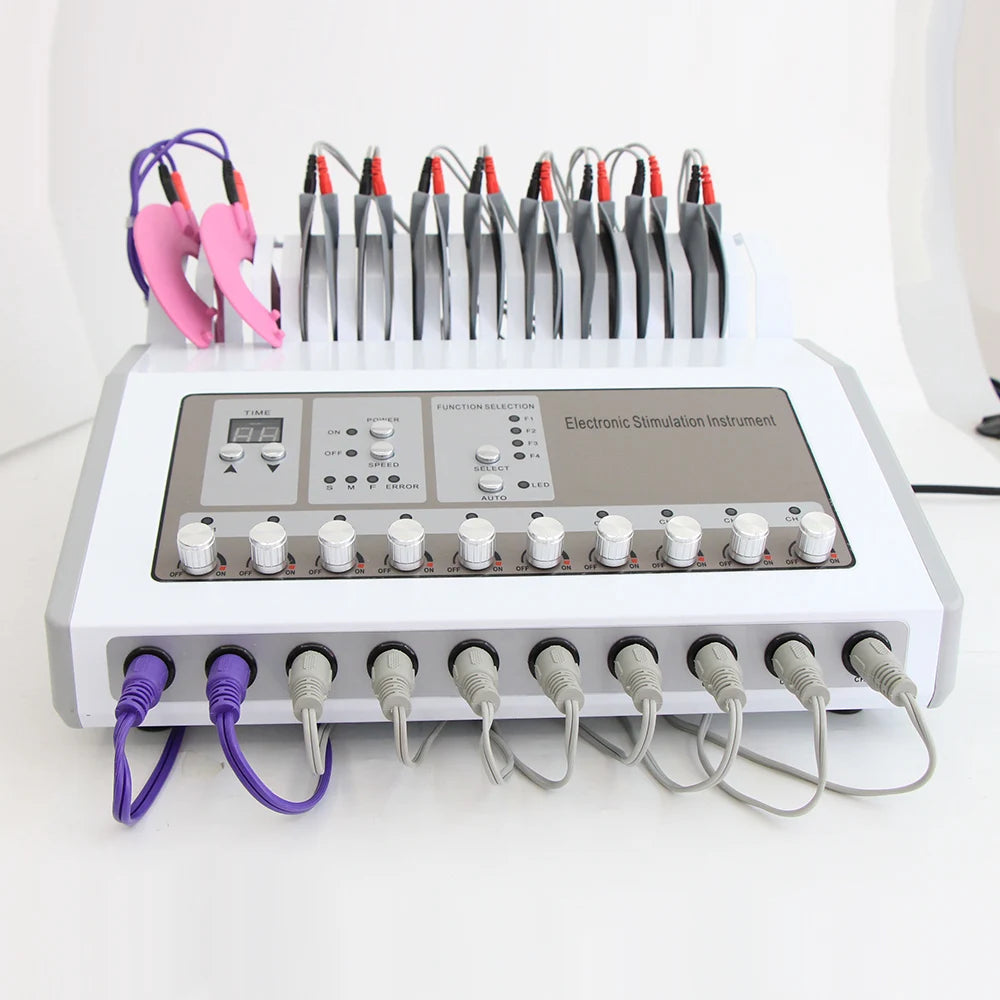 3 iN 1 Microcurrent muscle stimulator Electrostimulation Machine Russian Waves Electric Muscle Stimulator massager Body Massager Weight Loss machine