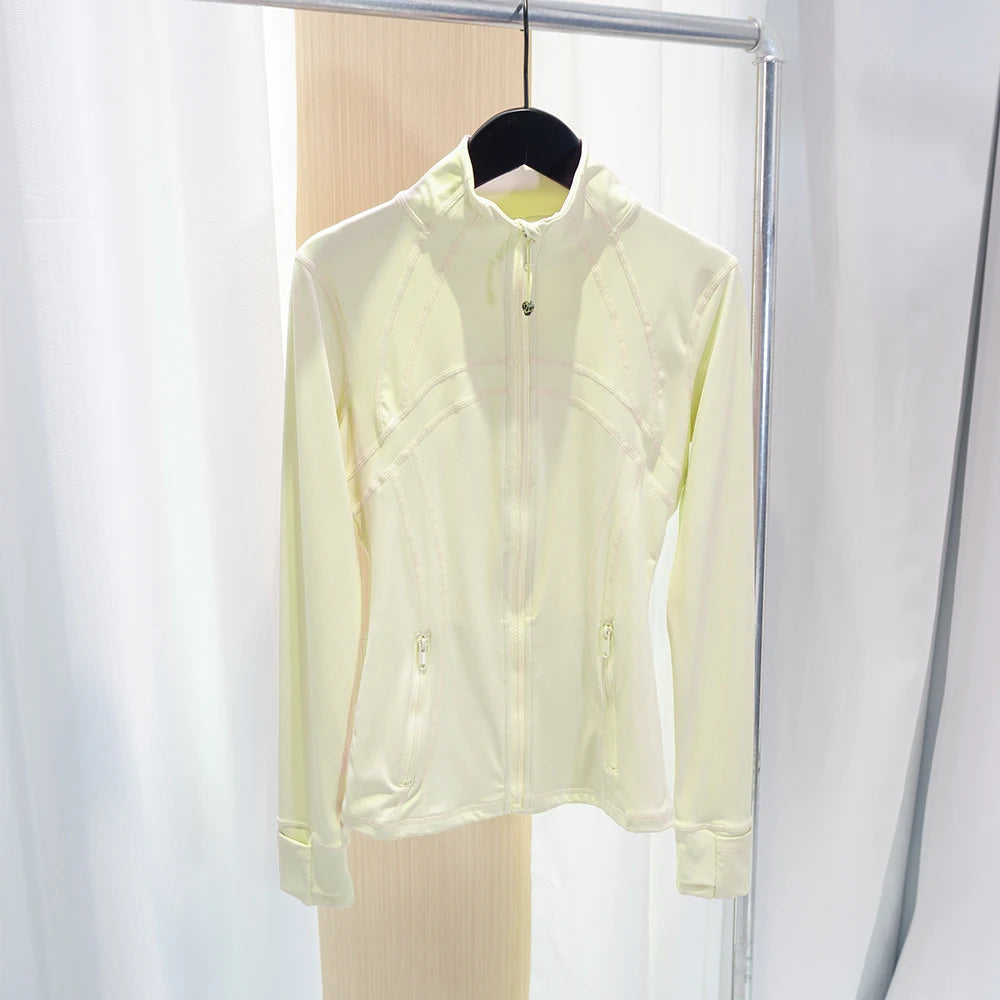 Lulu Flora Stand Collar Jacket For Yoga Outdoor Quick Dry