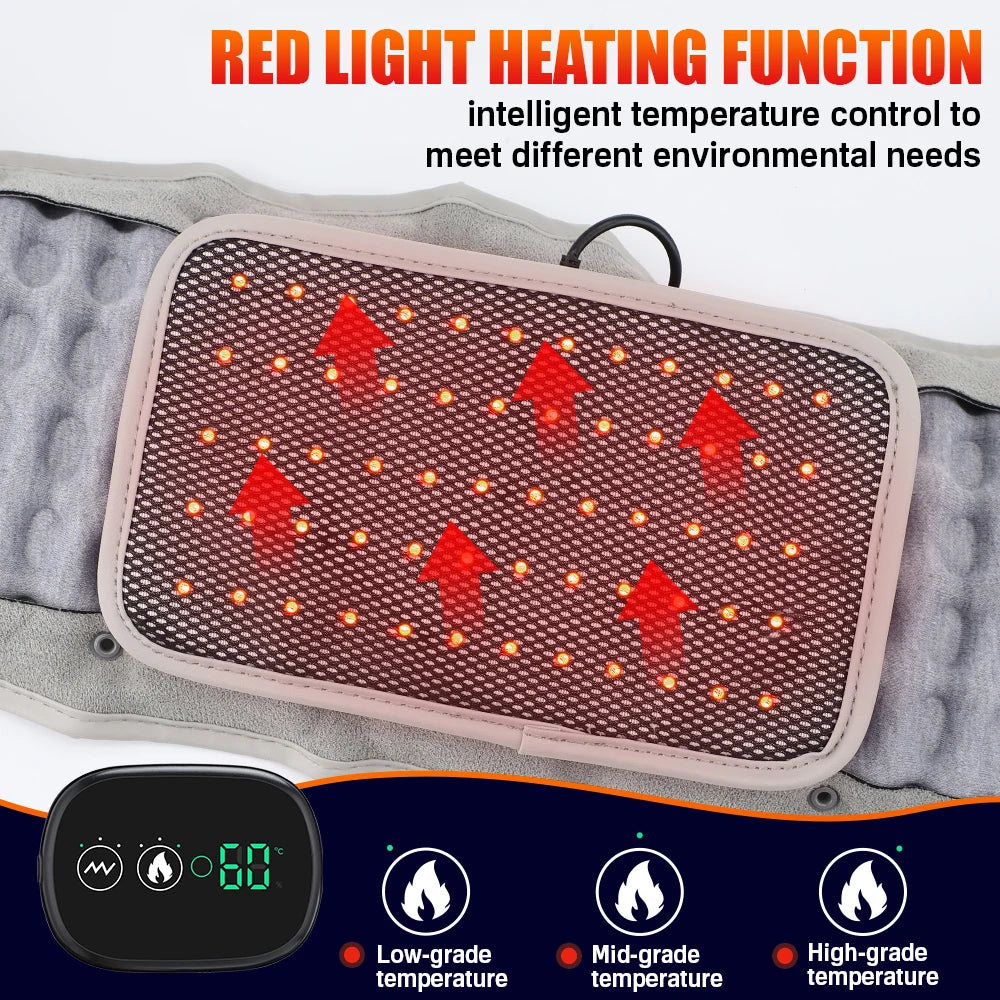 PASTSKY Rechargeable Heating Waist Massager With Inflatable Lumbar Traction