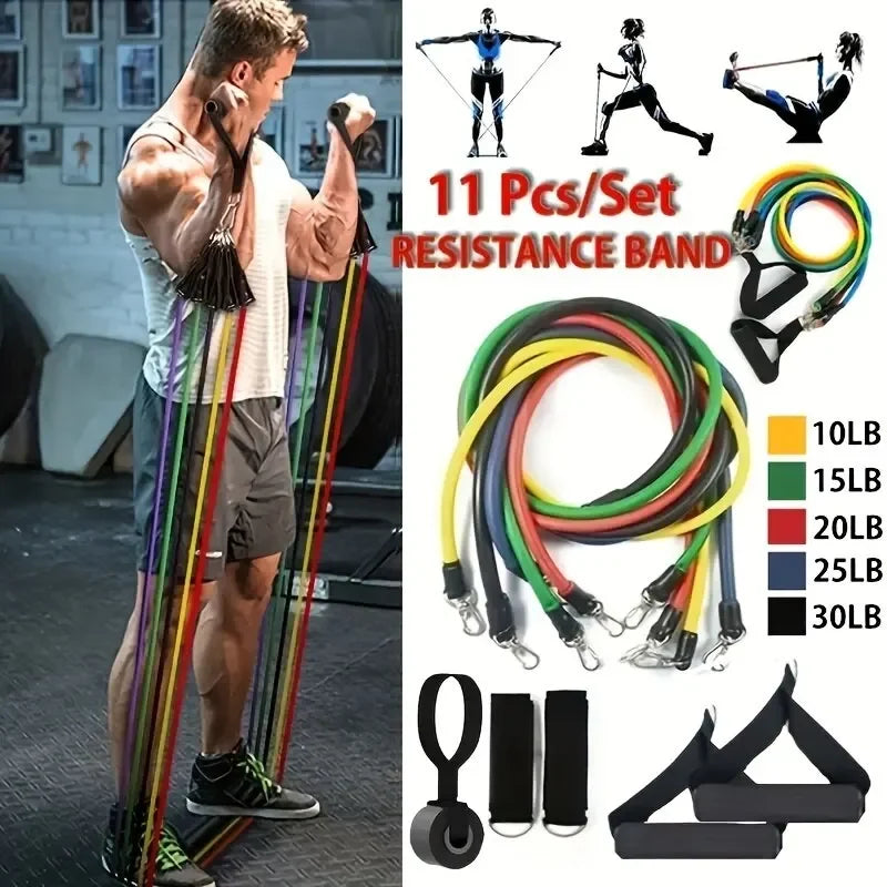 Multifunction Fitness Tension Rope Set for Abdomen and Arm Training