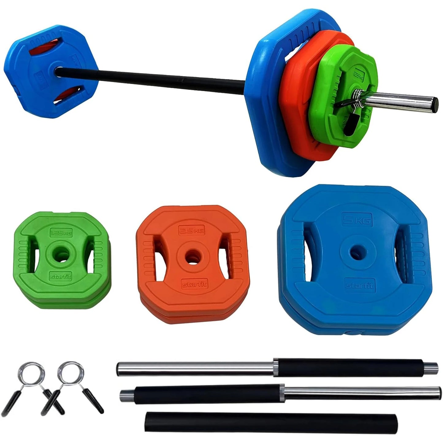 TWISTER.CK Adjustable Barbell Disk Weights Set 40lb 20kg