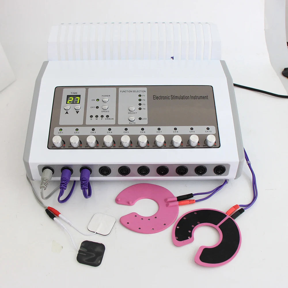 3 iN 1 Microcurrent muscle stimulator Electrostimulation Machine Russian Waves Electric Muscle Stimulator massager Body Massager Weight Loss machine