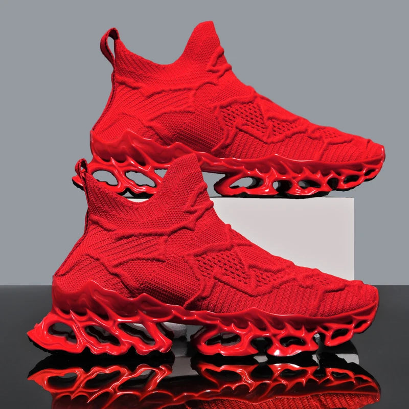 Lexsan Men's Casual Sneakers Breathable Mesh Running Shoes