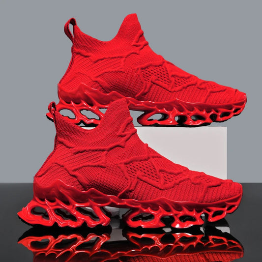 Lexsan Men's Casual Sneakers Breathable Mesh Running Shoes