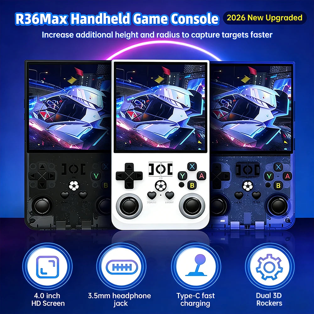 AISLPC R36MAX Handheld Console Retro Portable Game