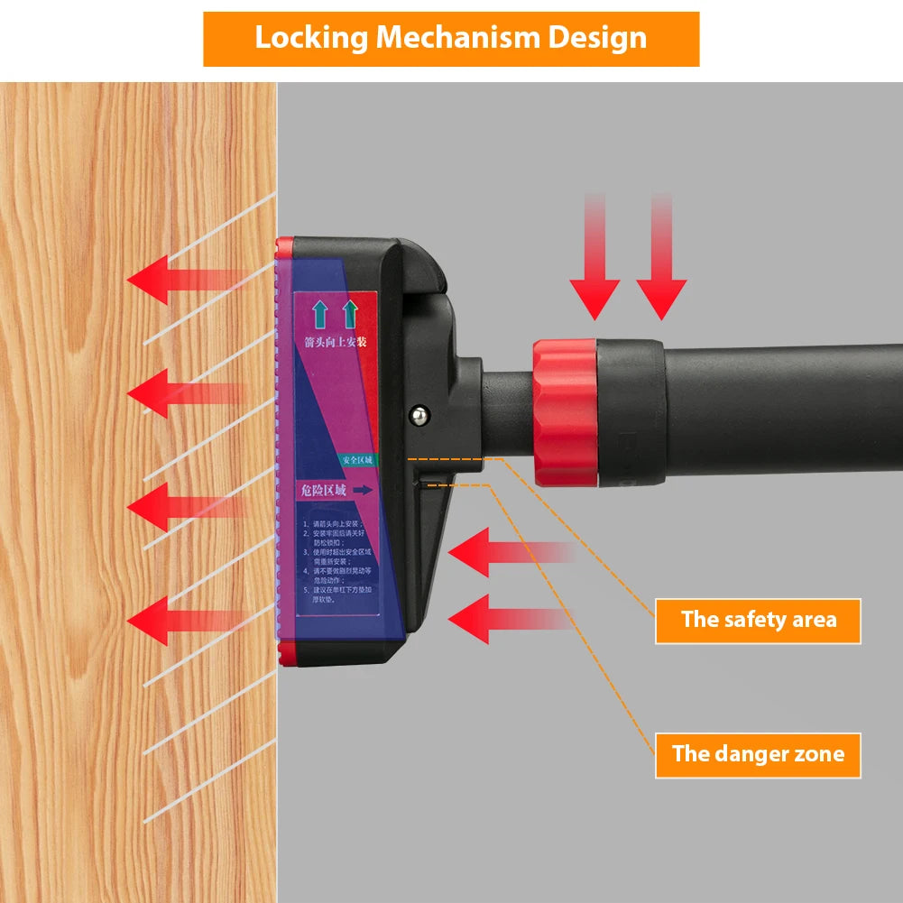 TWISTER.CK Doorway Pull Up Bar With Level Gauge 200Kg