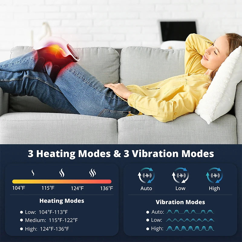 Medcursor Electric Heating Knee Pad Wireless Heated Massager