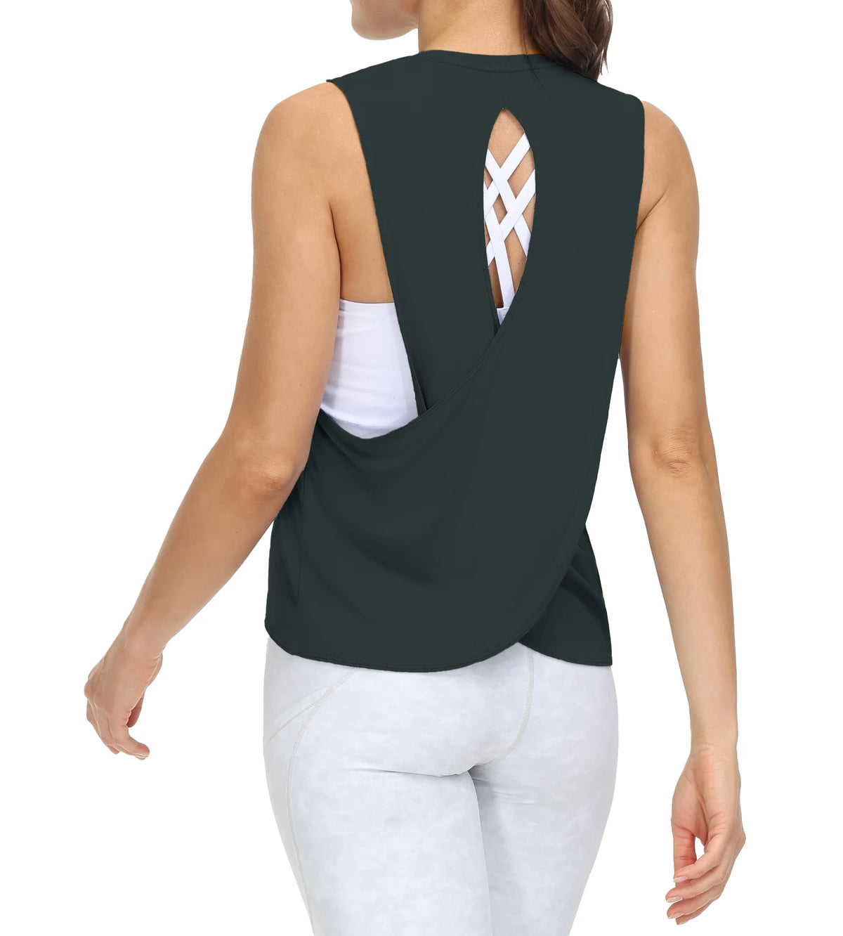 The Gym People Women Cross Back Breathable Yoga Workout Tank