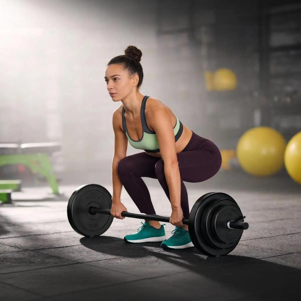 Relife Adjustable Barbell Set 45 Pounds For Strength Training