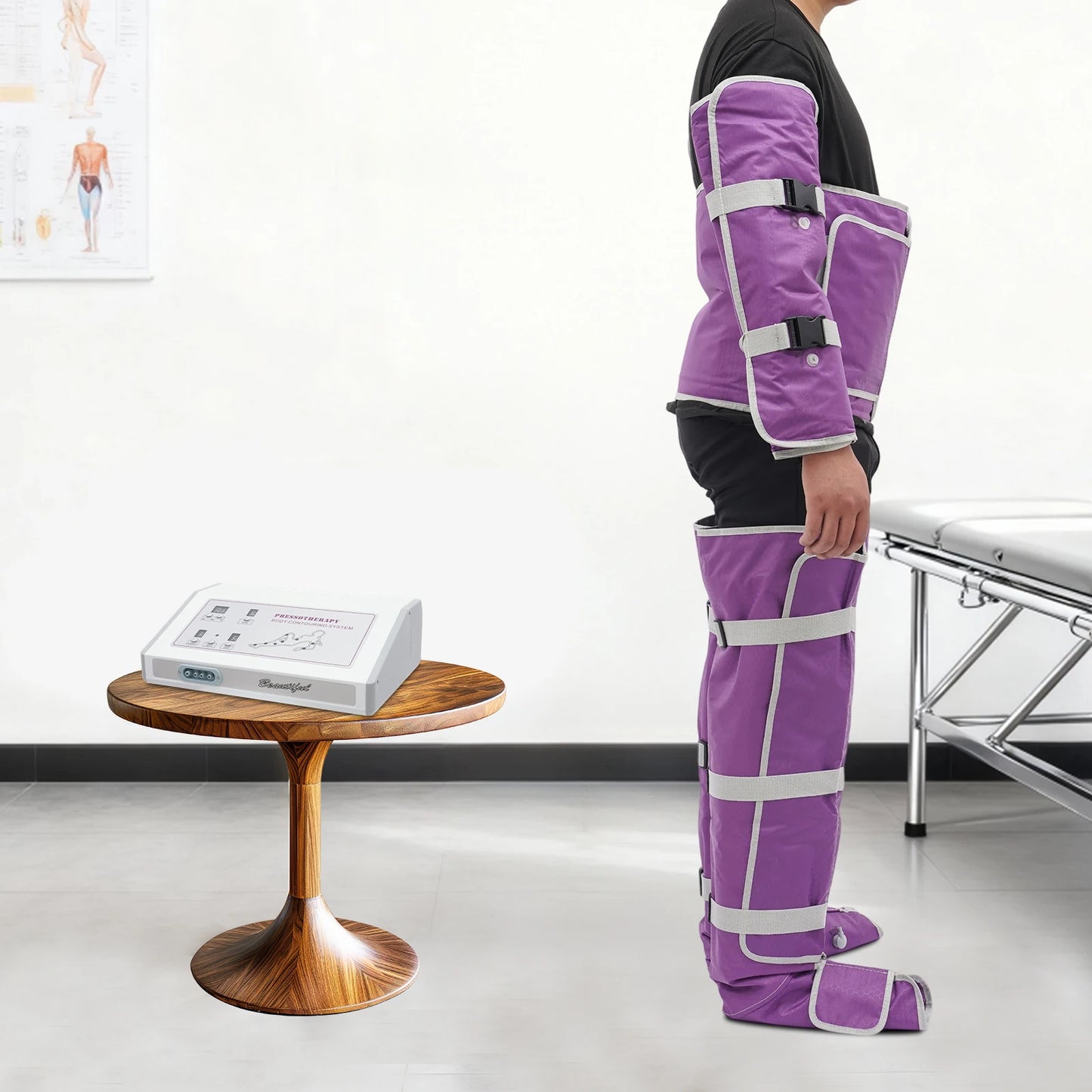 Electric Air Pressure Massage Machine With 50L/Min Air Pump