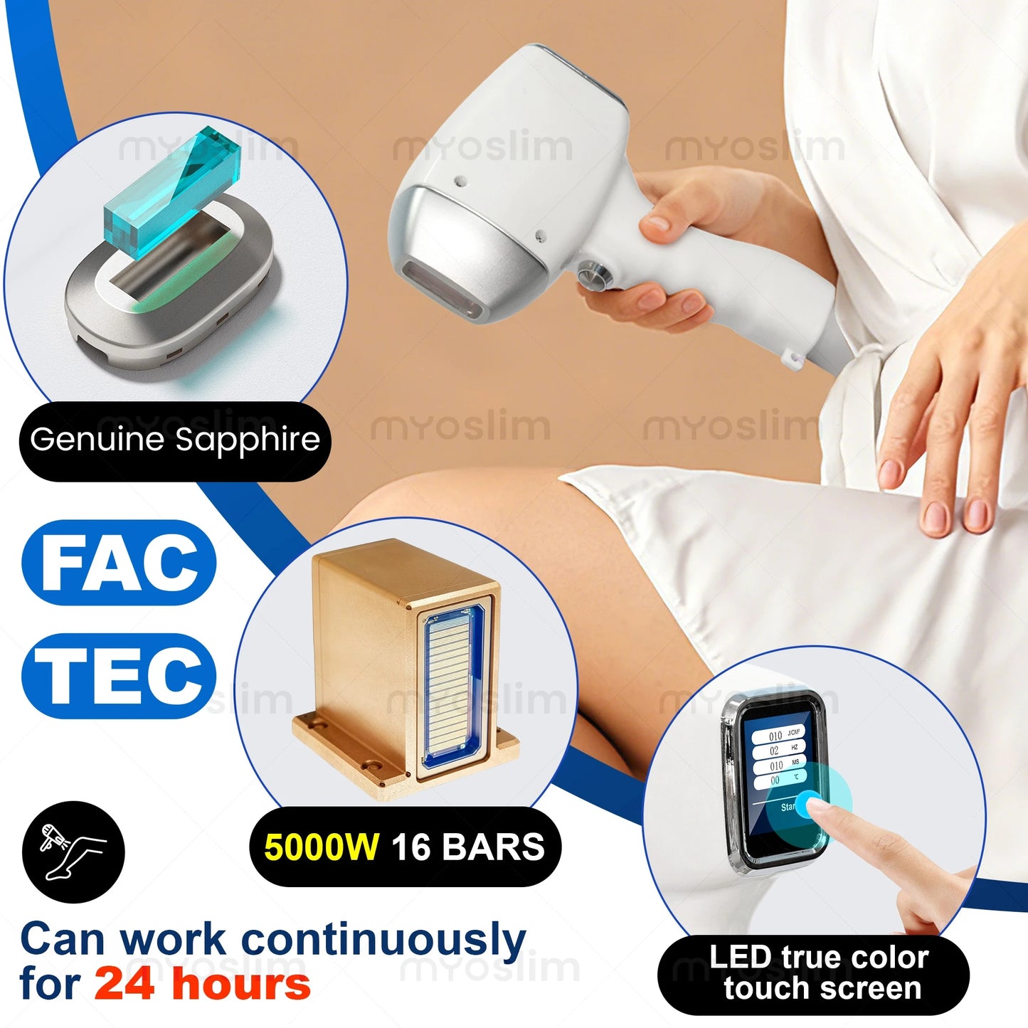 Fac Soprano 2 In 1 Diode Laser Hair Tattoo Removal