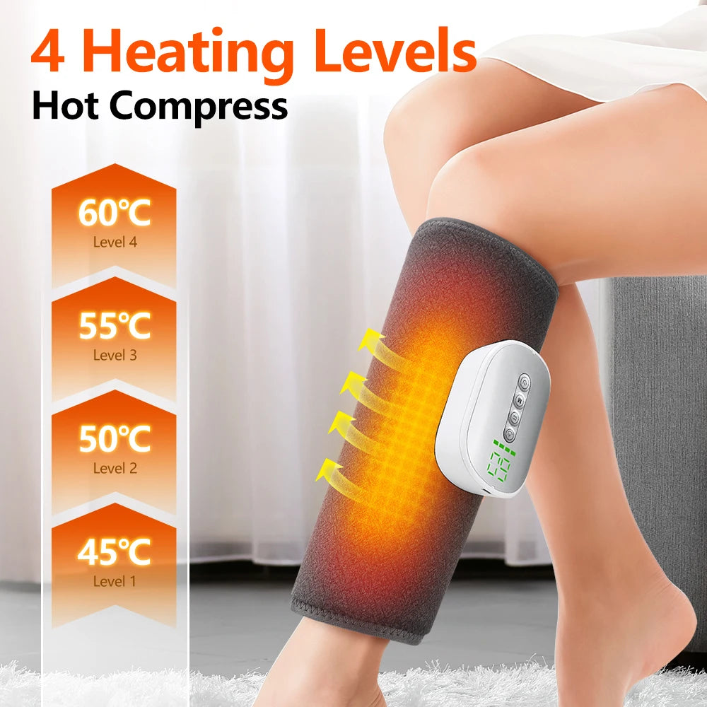 Agdoad Cordless Pneumatic Air Compression Leg Calf Massager