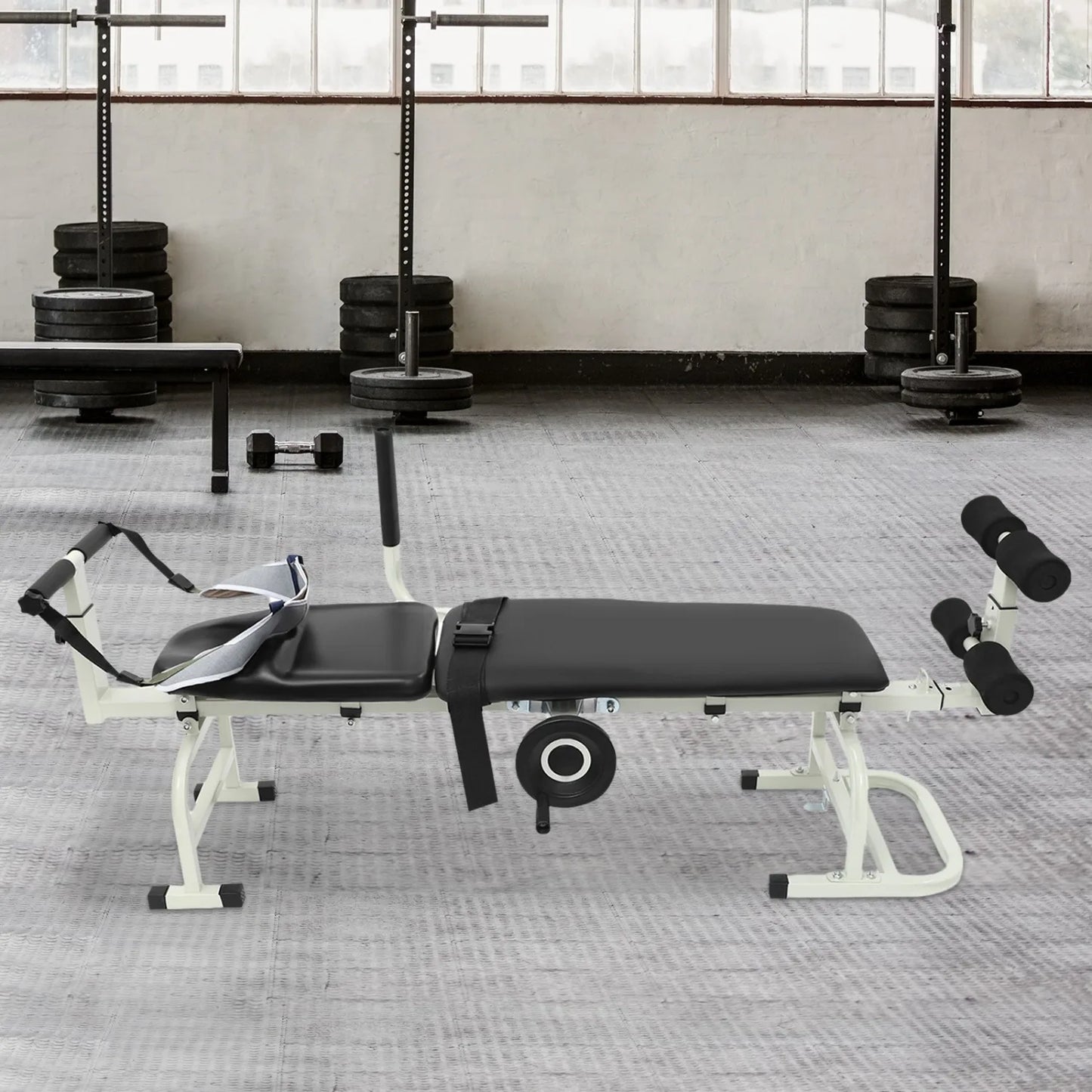 Back Stretch Bench for Neck and Lumbar Decompression at Home