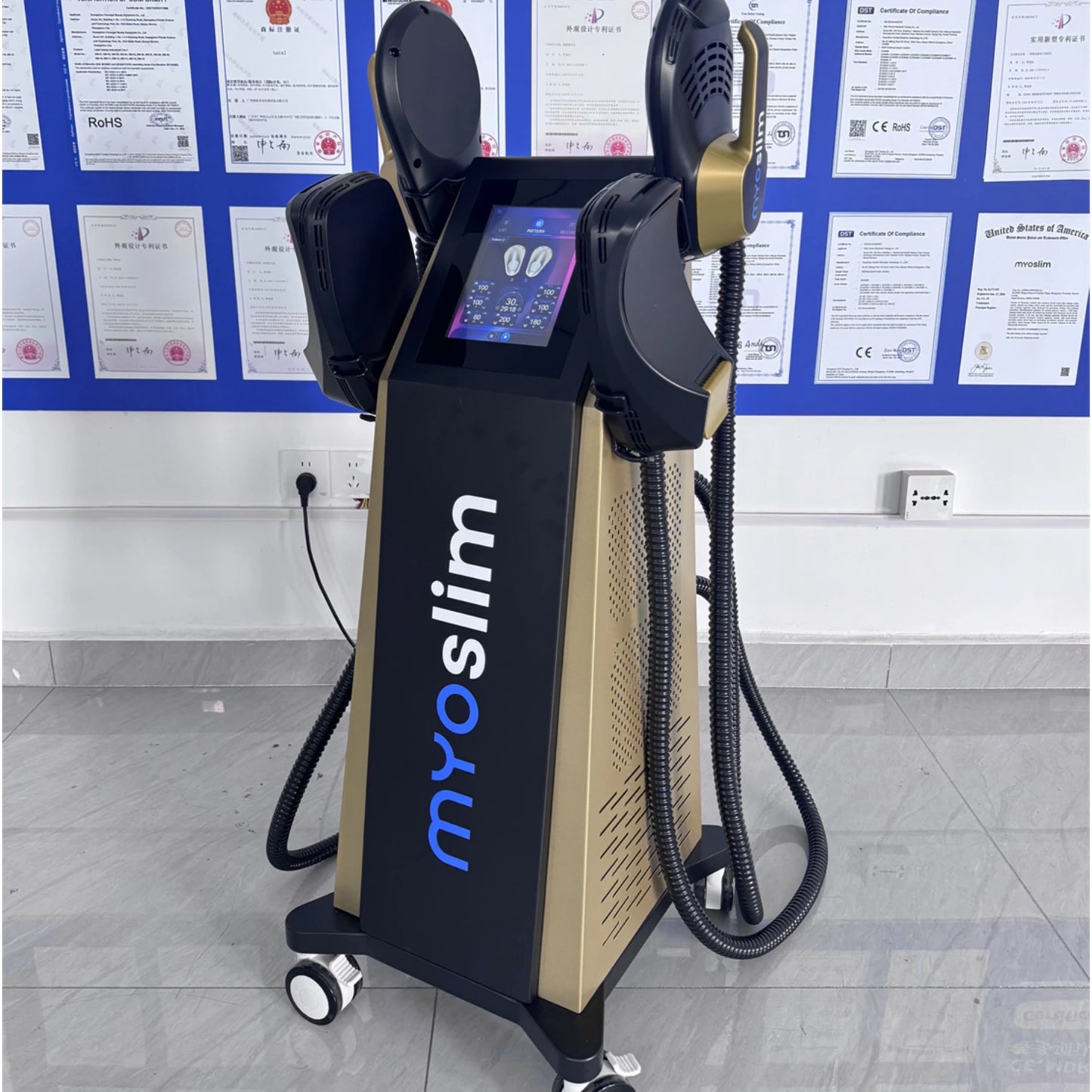 MYOSLIM Vertical EMS Body Sculpt Machine For Noninvasive Contouring