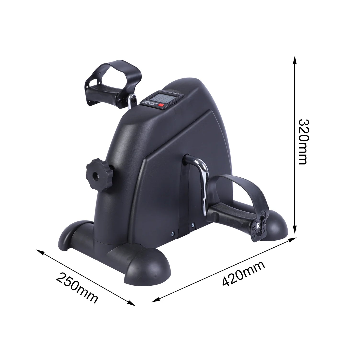 Mini Under Desk Stepper Pedal Exercise Bike With LCD Display