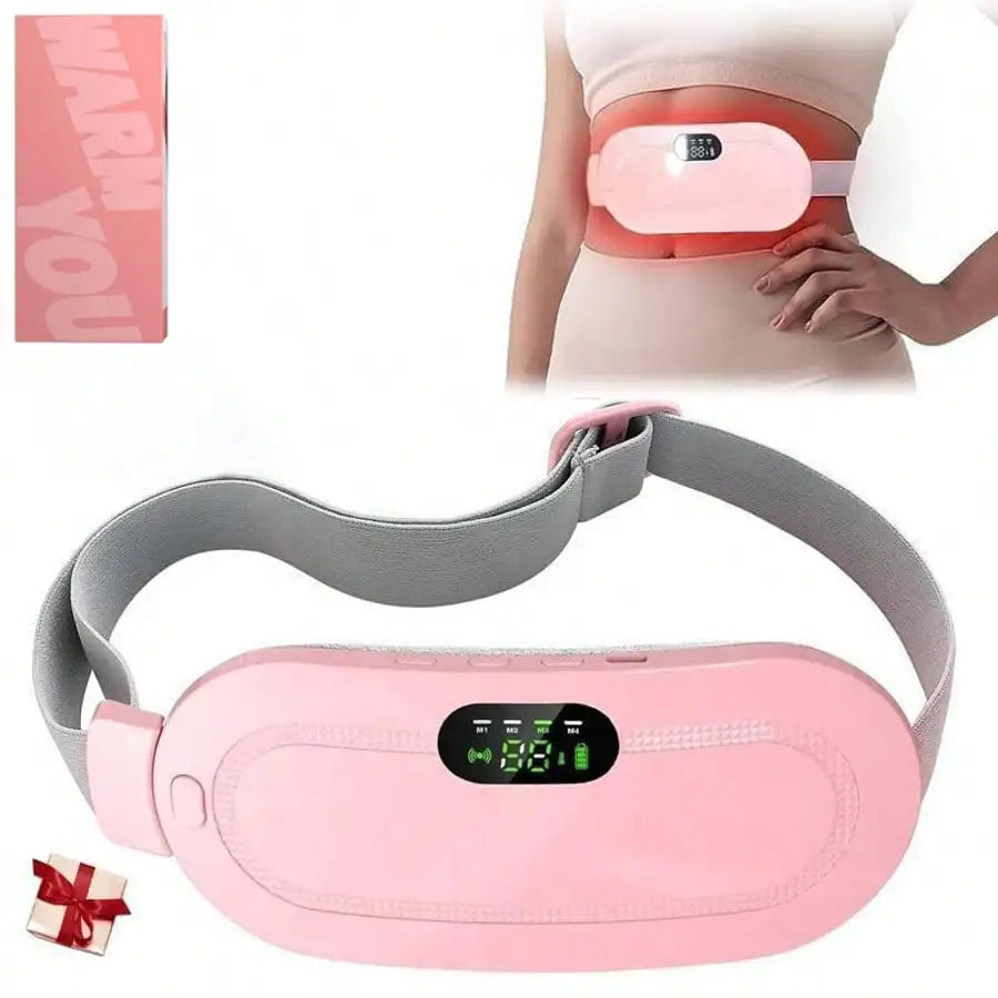 Menstrual Heating Pad Smart UterusWarmer Belt, Relief Waist Cramps VibratingAbdomina Wassager Uterus Warmer WaistMassager, Winter & New Year Gift, StockingFillers, Valentine's Day Gift
