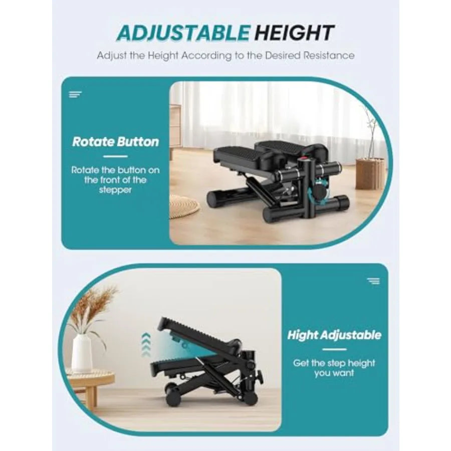 Mini Portable Stepper Machine With LED Monitor 330LBS Weight Capacity