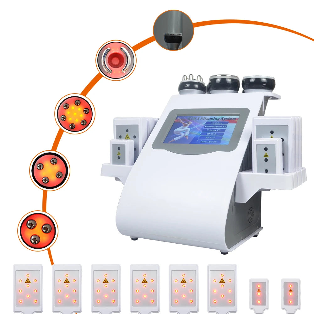 MISSHEART 6-In-1 40K Ultrasonic Cavitation Machine For Body Slimming