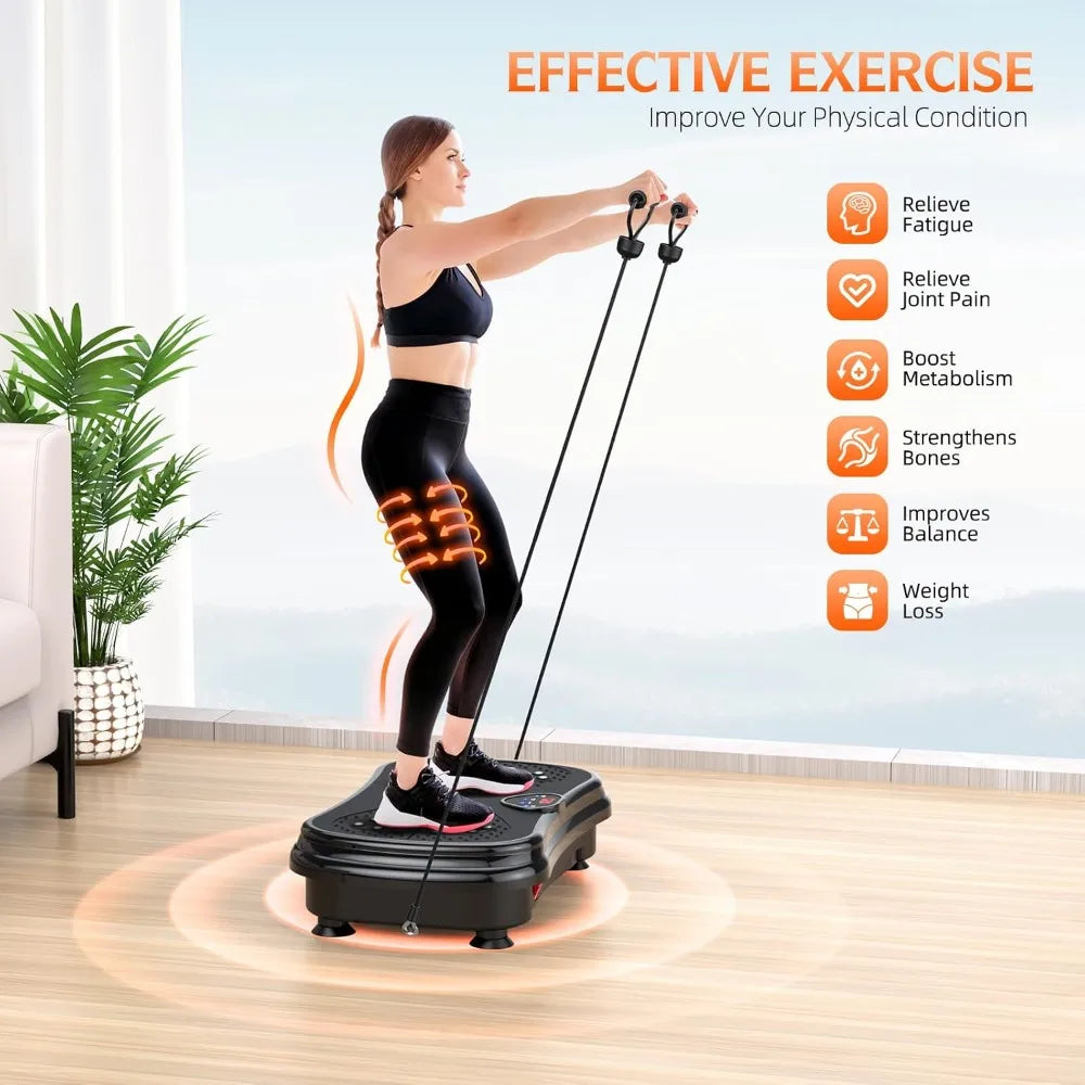 Vibration Plate Exercise Machine Whole Body Platform For Weight Loss