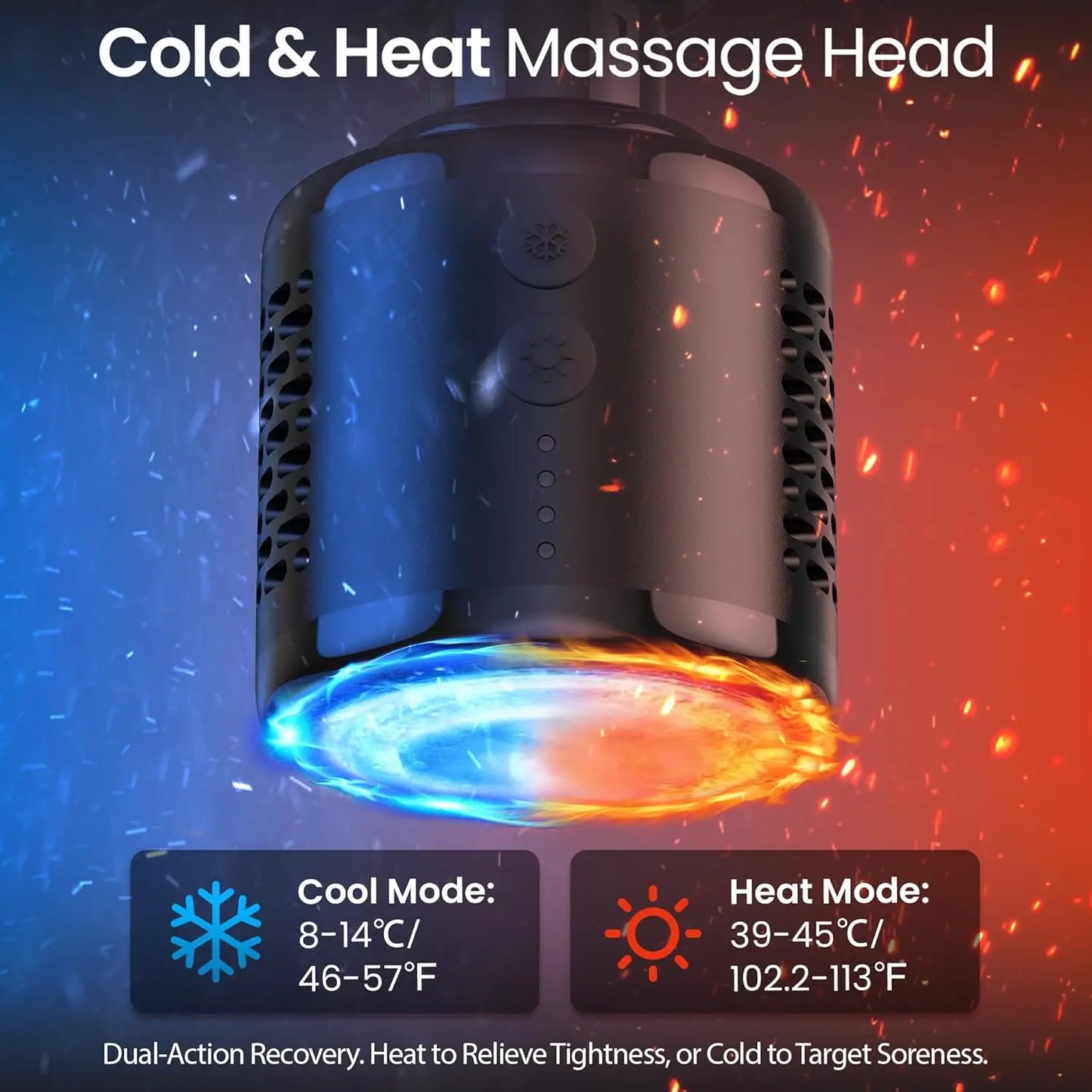 3in1 Mini Massage Gun With Heat And Cold Therapy Massager