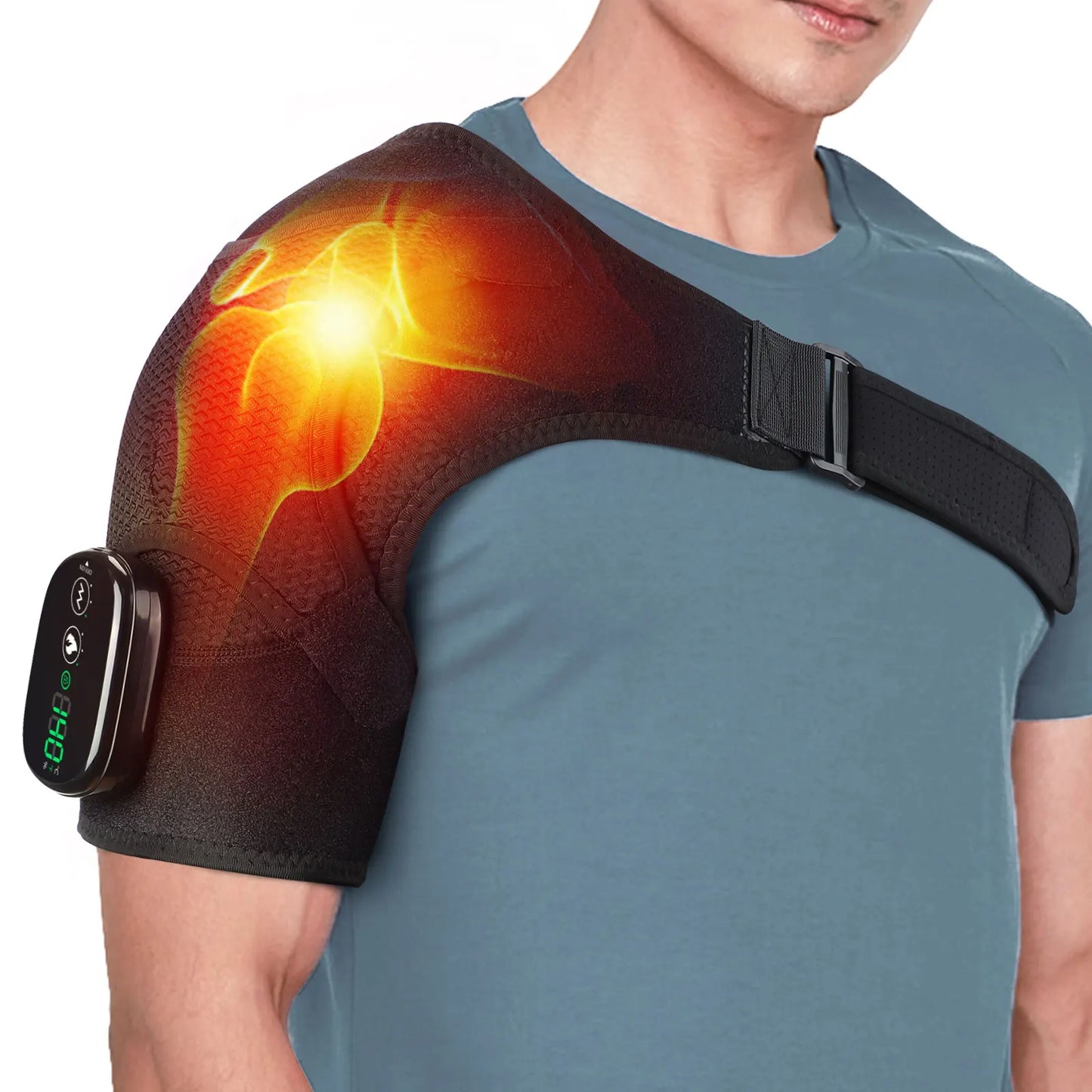 Hailicare Electric Heating Pad Shoulder Massager For Joint Pain Relief