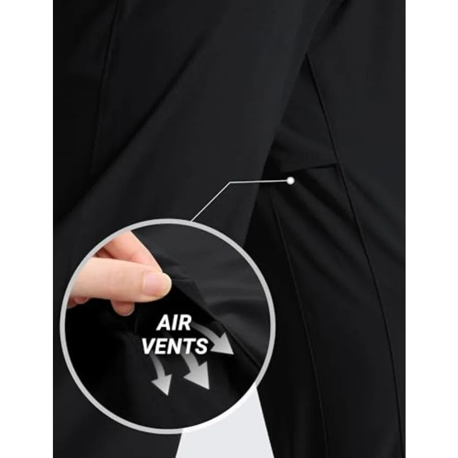 CRZ YOGA Workout Motion Pants for Men 30" - Quick Dry Sweat-Wicking Athletic Casual Daily Joggers Trouser with Pockets