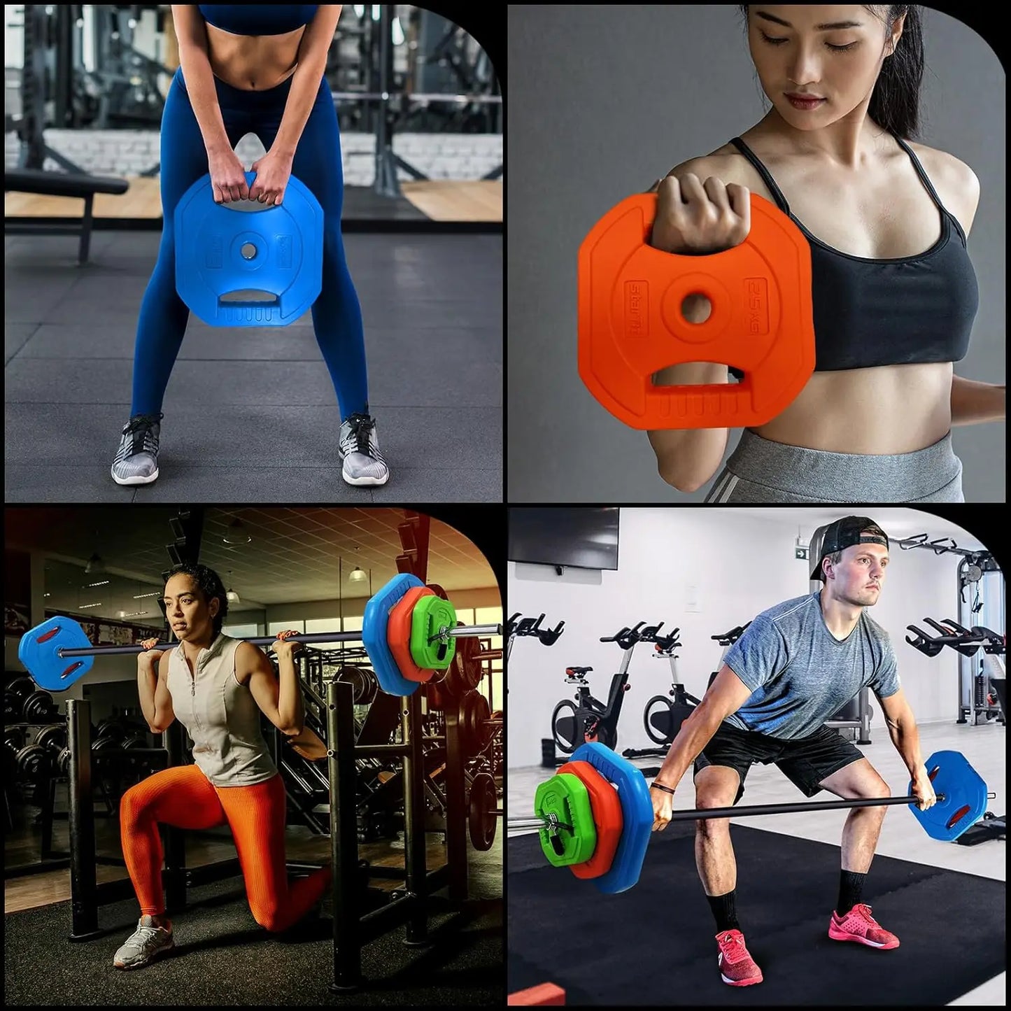 TWISTER.CK Adjustable Barbell Disk Weights Set 40lb 20kg