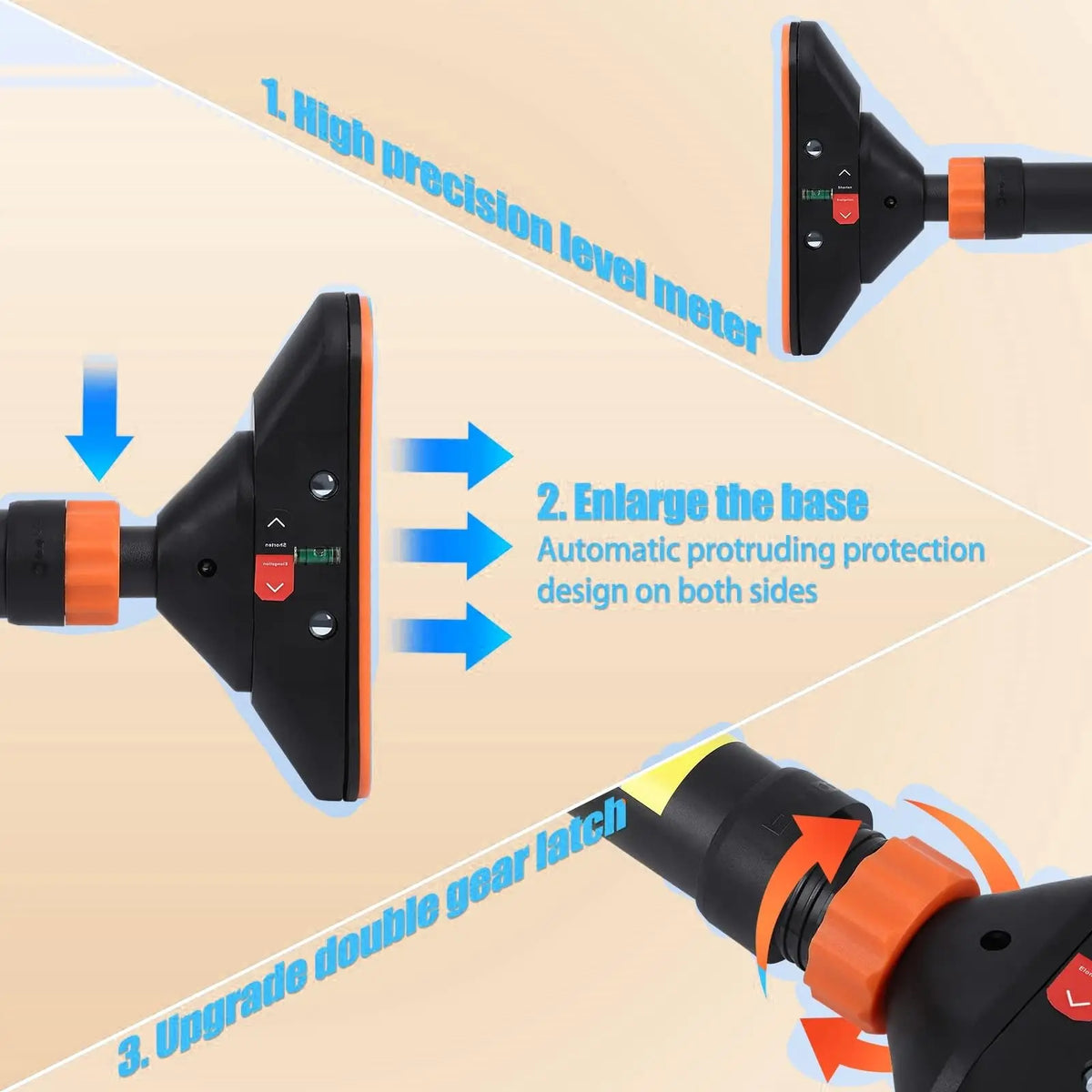 Heavy Duty Adjustable Doorway Pull Up Bar With Level Meter