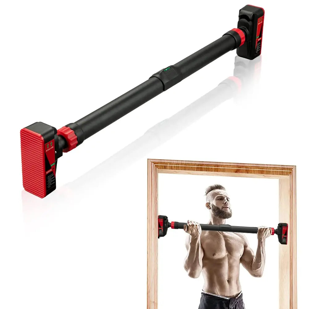 Heavy Duty Adjustable Doorway Pull Up Bar With Level Meter