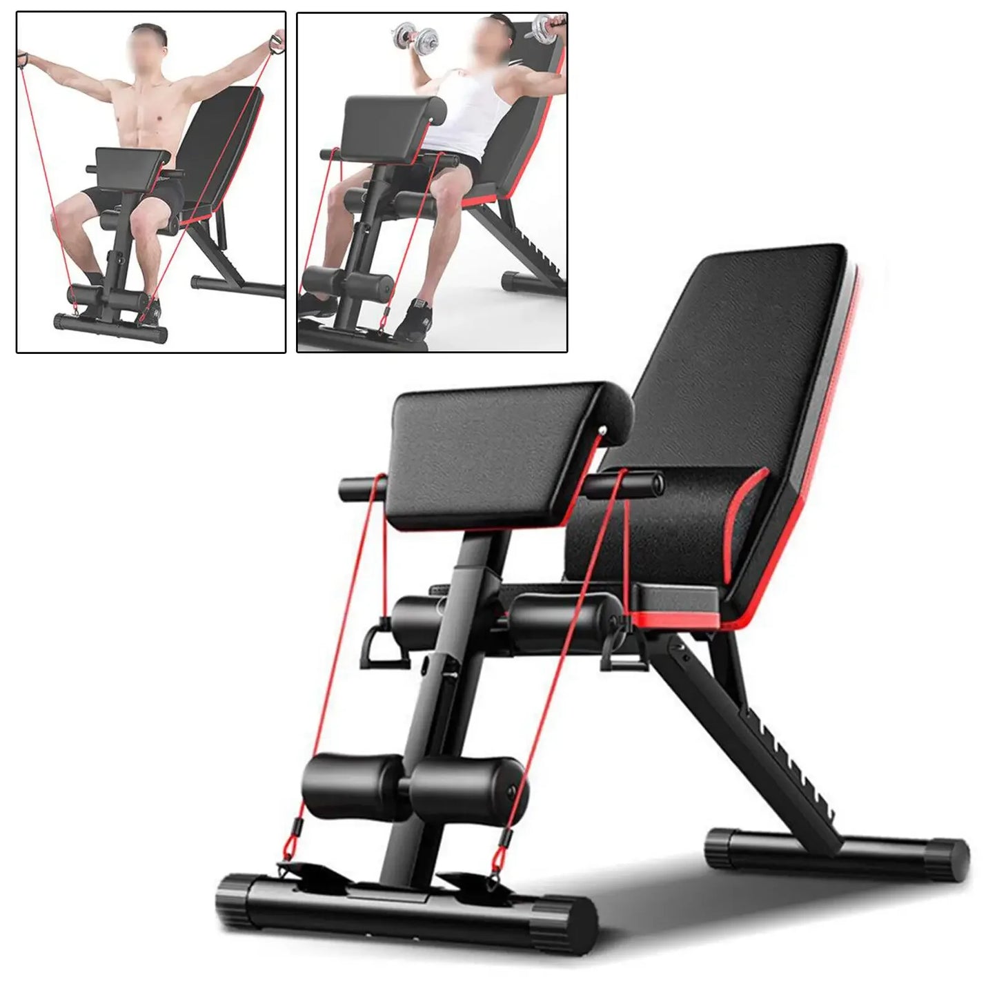 Foldable Adjustable Weight Bench With Incline And Decline