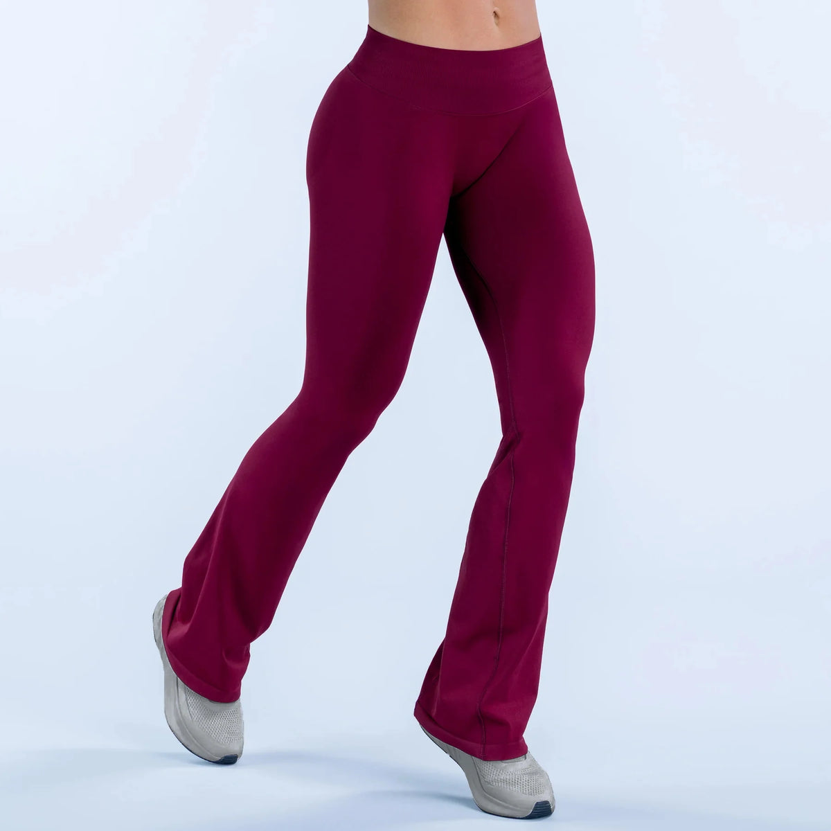 NCLAGEN Women Active Flares Seamless Yoga Workout Leggings For Gym