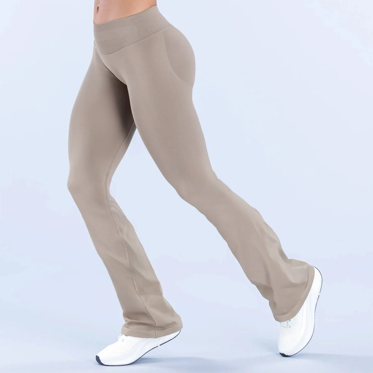 NCLAGEN Women Active Flares Seamless Yoga Workout Leggings For Gym