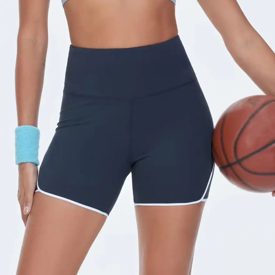 The Gym People Womens High Waist Workout Shorts With Dolphin Split
