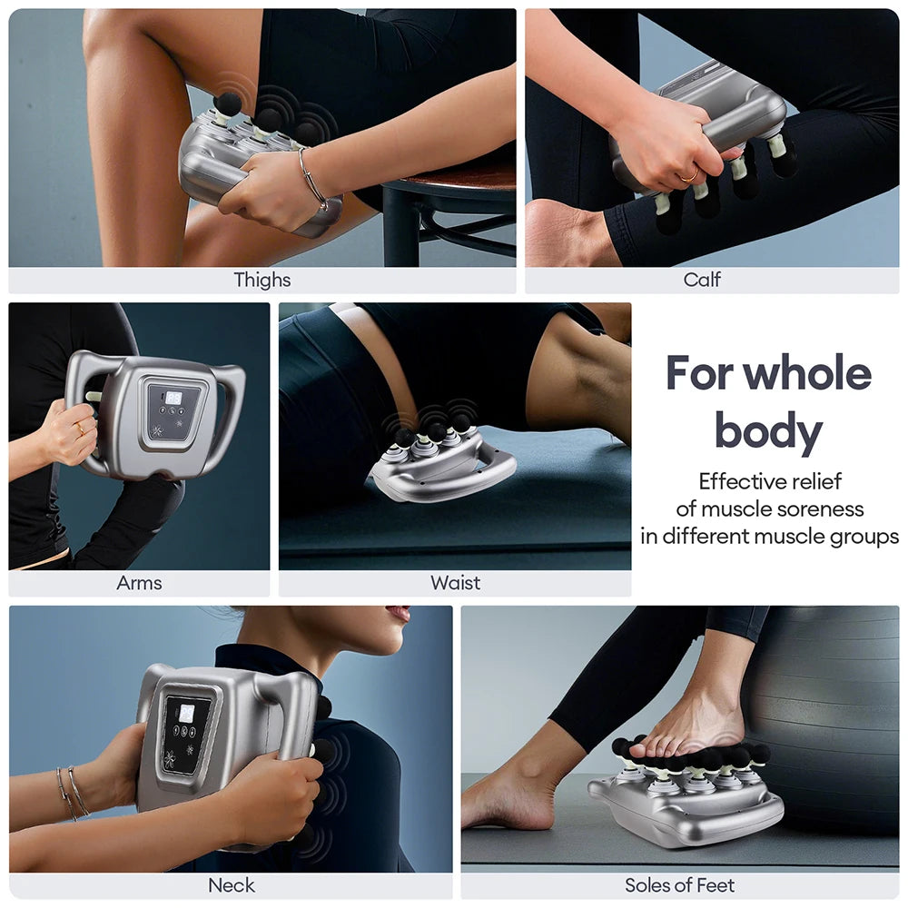 Foreverlily 24-Head Fascia Gun With 9 Modes High Frequency Massage