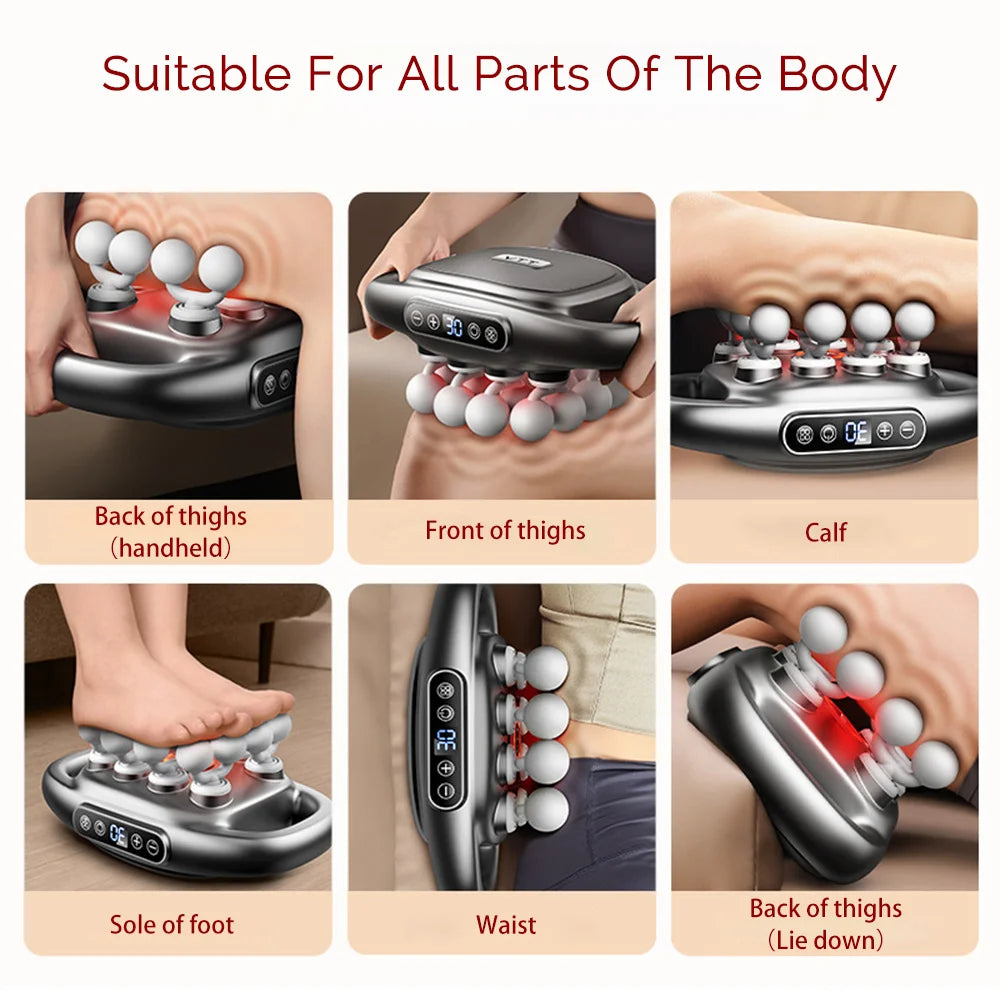Foreverlily 16 Head Fascia Gun High Frequency Back Shoulder Massage