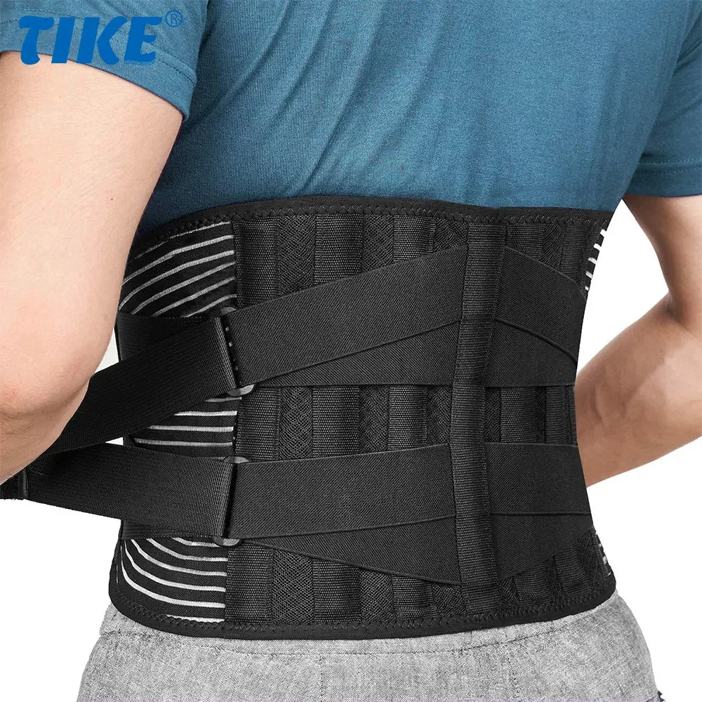 Lumbar Back Brace With 6 Stays Anti Skid Orthopedic Support