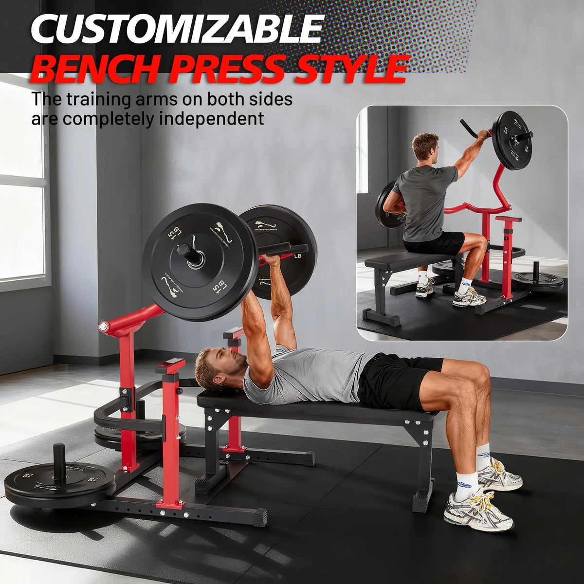 Independent Converging Chest Press Machine For Home Strength Training