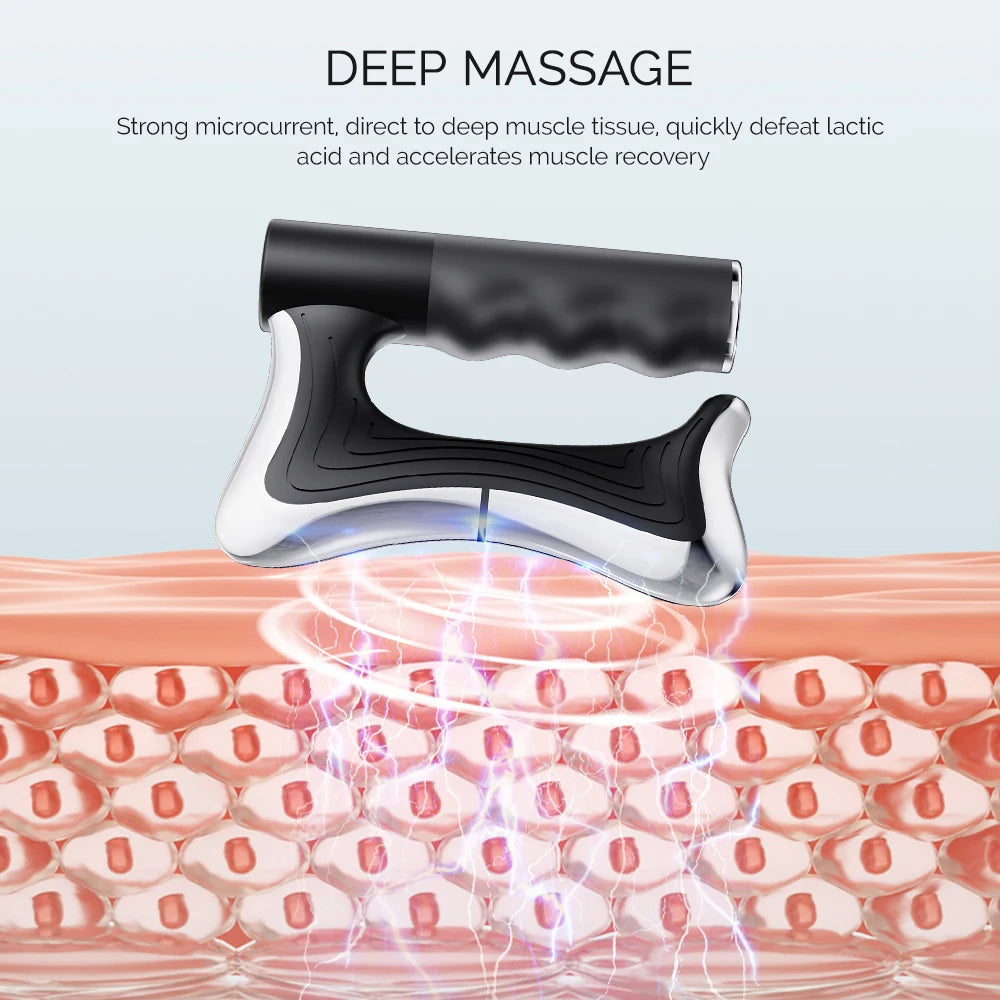 Iebilif Electric Fascia Scraper Deep Tissue Muscle Massager Tool
