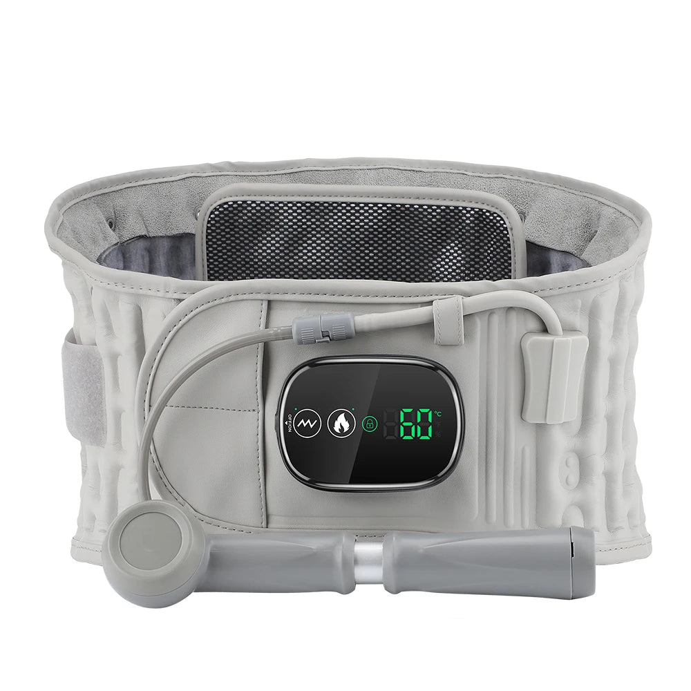 PASTSKY Rechargeable Heating Waist Massager With Inflatable Lumbar Traction