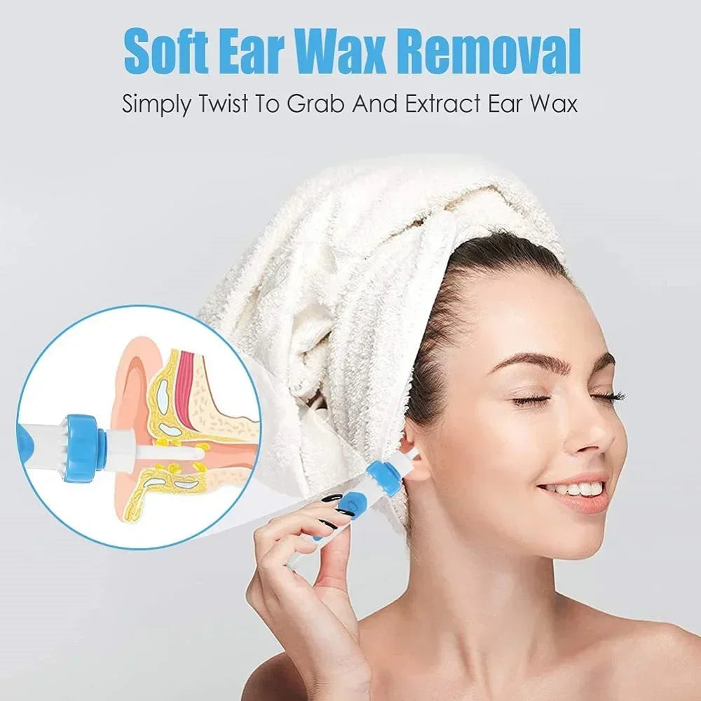 Portable Automatic Earwax Removal Kit Vacuum Ear Cleaner