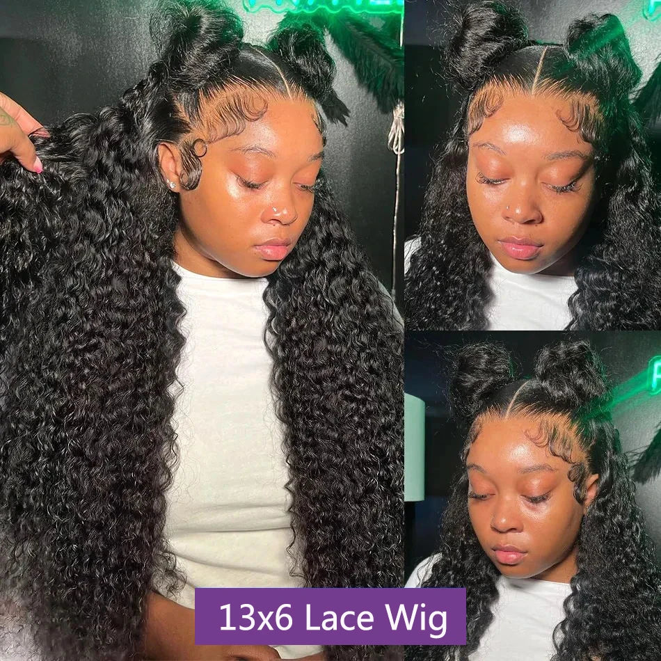 BEKAS Deep Wave Brazilian Frontal Wig 98 Percent Human Hair