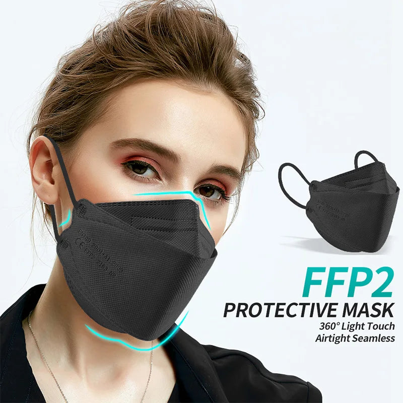YUKUI KN95 FFP2 KF94 Face Mask CE Certified Disposable Masks