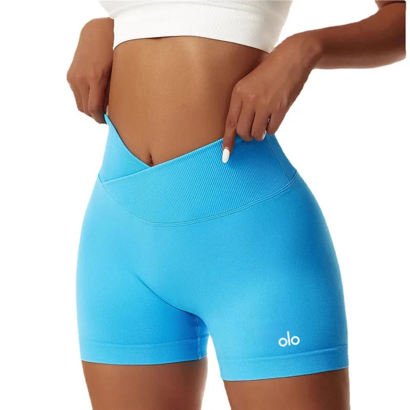 Quick Dry Yoga Shorts For Women Athletic Running Cycling Pants